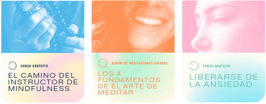 mockup de los programas de mindfulness gratuito