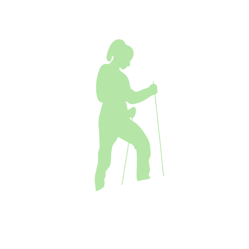 Woman Walking light Green