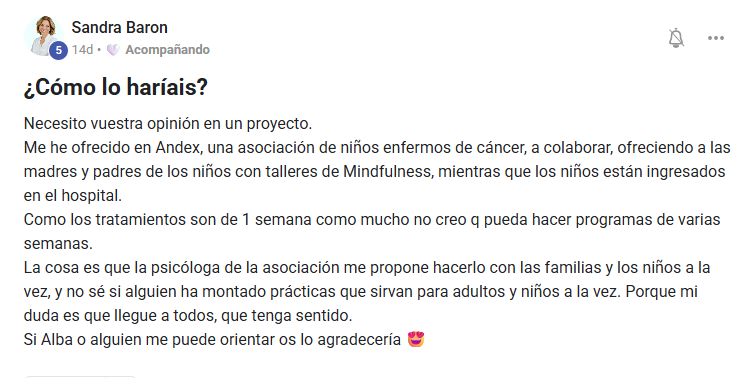 Sandra-preguntando skool